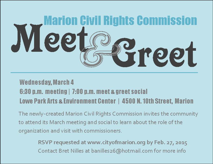 civil rights commission meet & greet