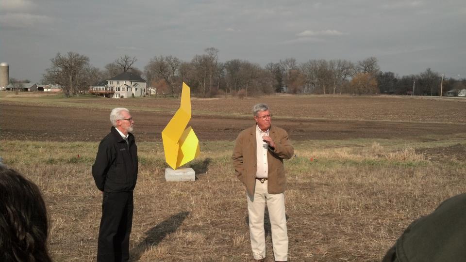 "Liberation" art piece being dedicated