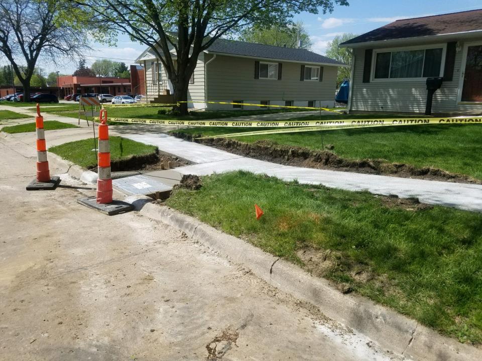 Sidewalk Ramp Repair