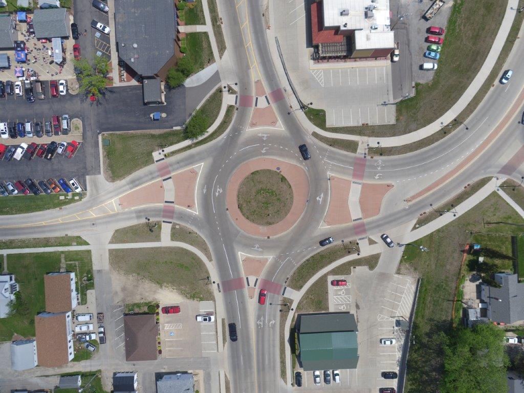 7th/7th roundabout aerial