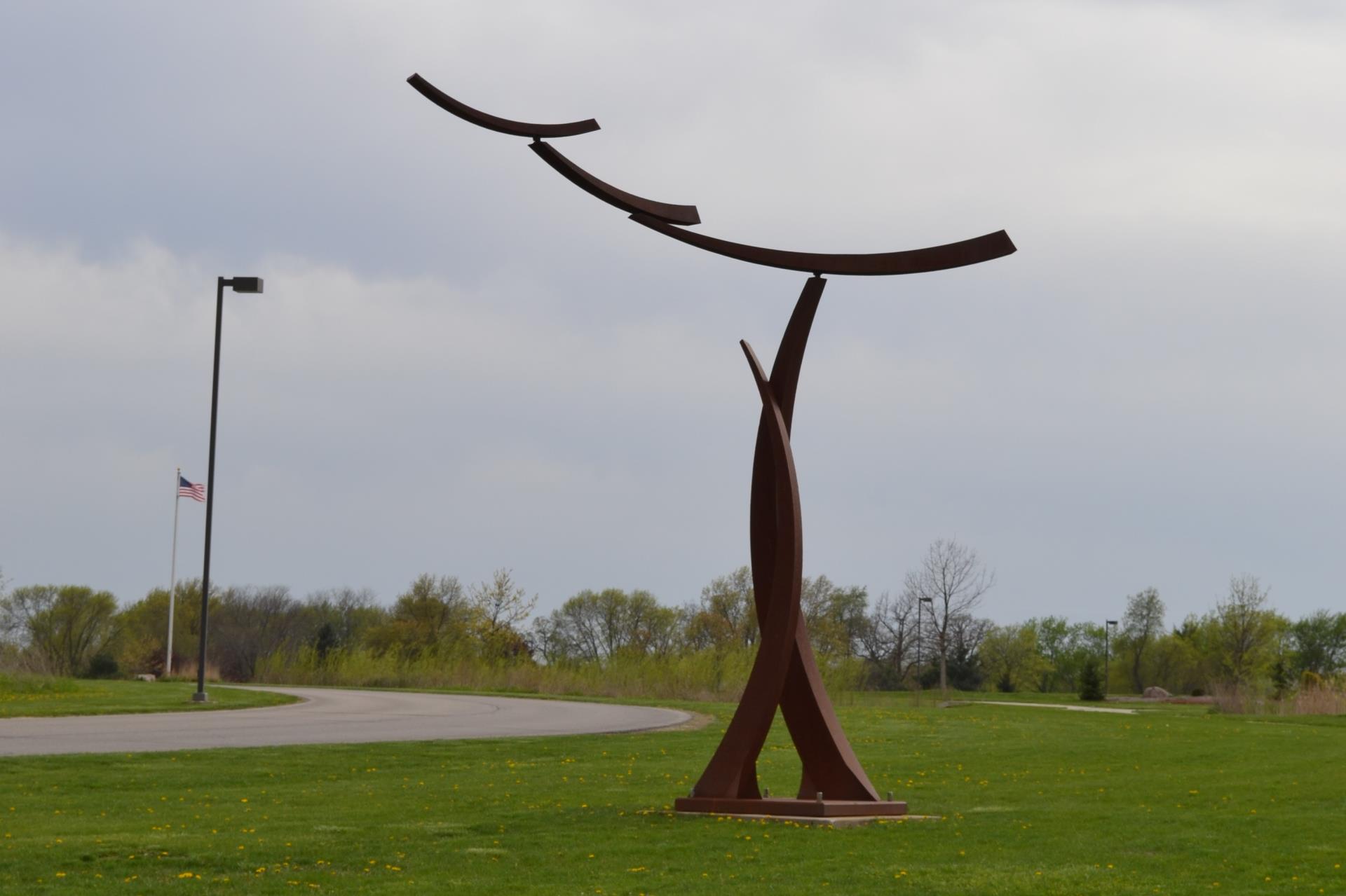 Ascension sculpture at lowe park